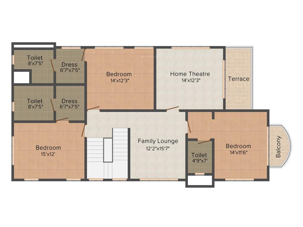 Suchirindia Timber Leaf (4BHK+6T (3526 sq ft) 3526 sq ft)