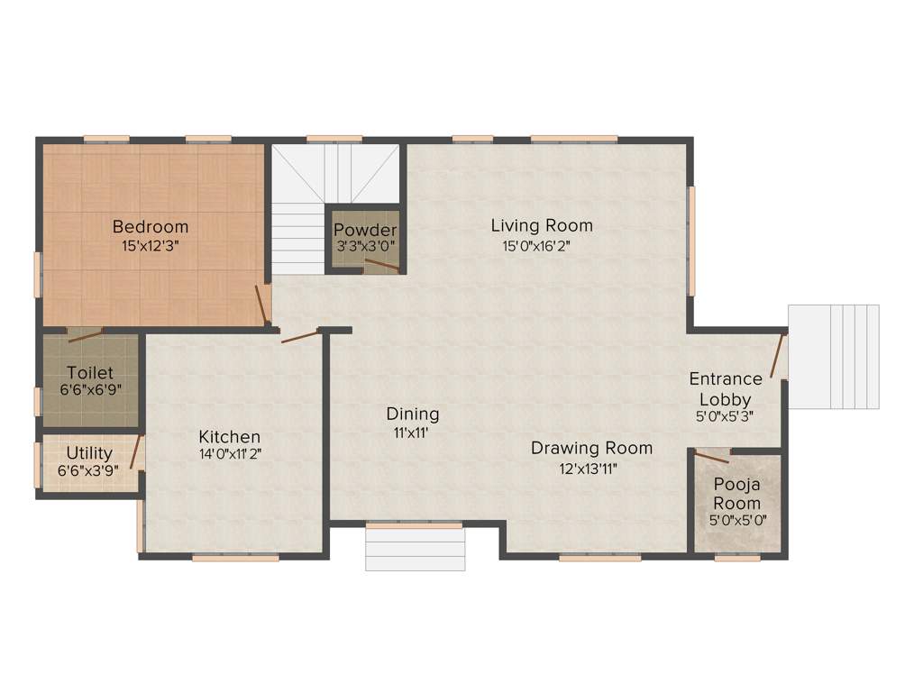 Suchirindia Timber Leaf (4BHK+5T (3609 sq ft) 3609 sq ft)