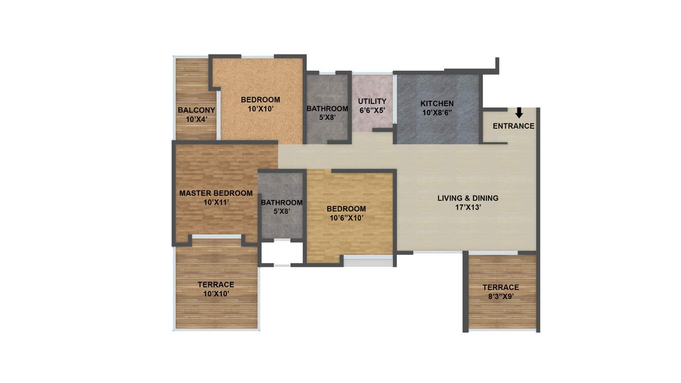 Gagan Lawish (2BHK+2T (1430 sq ft) 1430 sq ft)