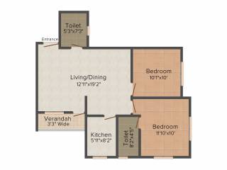 Skyline Harmony (2BHK+2T (960 sq ft) 960 sq ft) Skyline Harmony (2BHK+2T (960 sq ft) 960 sq ft)