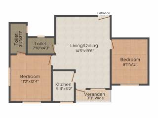 Skyline Harmony (2BHK+2T (1000 sq ft) 1000 sq ft) Skyline Harmony (2BHK+2T (1000 sq ft) 1000 sq ft)