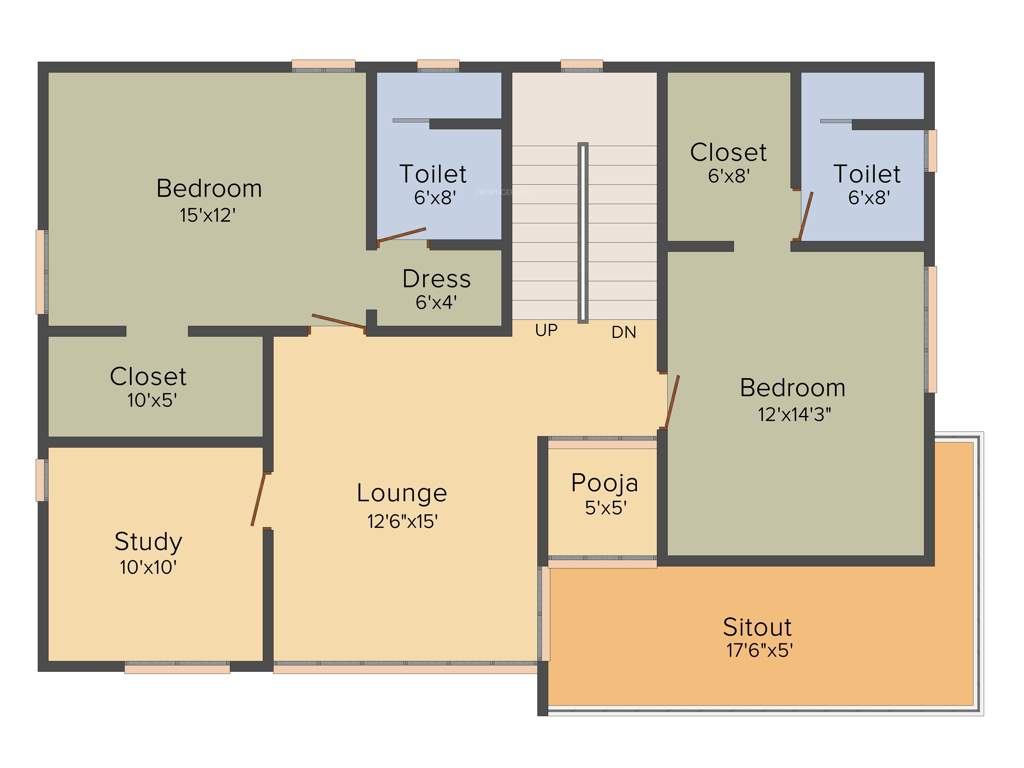 VIsion Urjith (3BHK+3T (2,412 sq ft) 2412 sq ft)