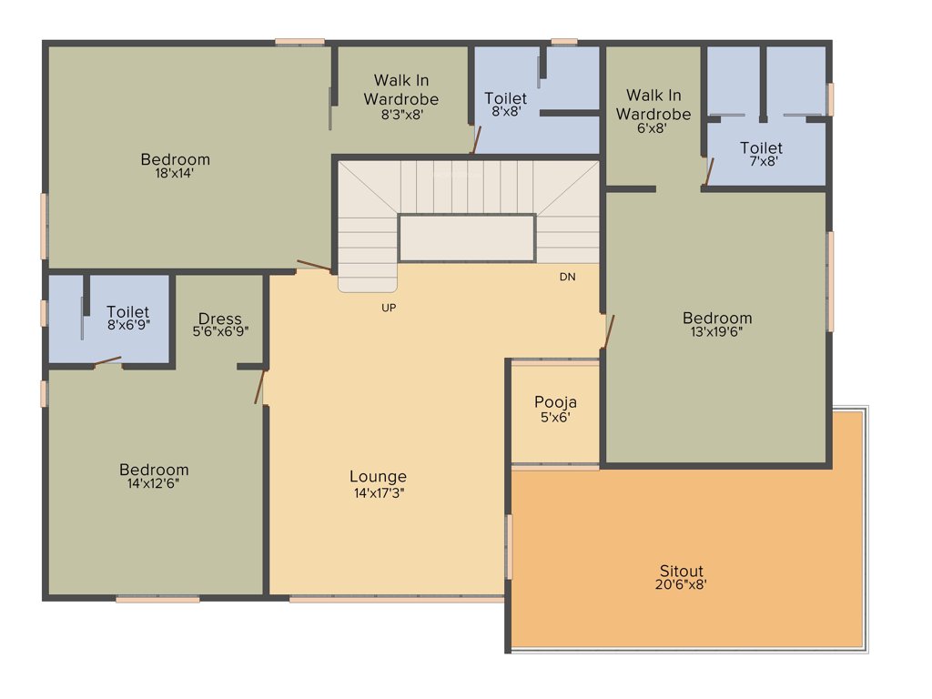 VIsion Urjith (4BHK+4T (3,600 sq ft) 3600 sq ft)