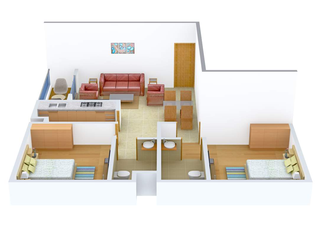 Oswal Orchard County (4BHK+3T (1918 sq ft) 1918 sq ft)