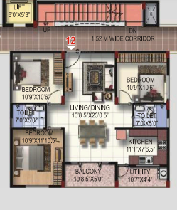 parimala riviera Floor Plan Floor Plan