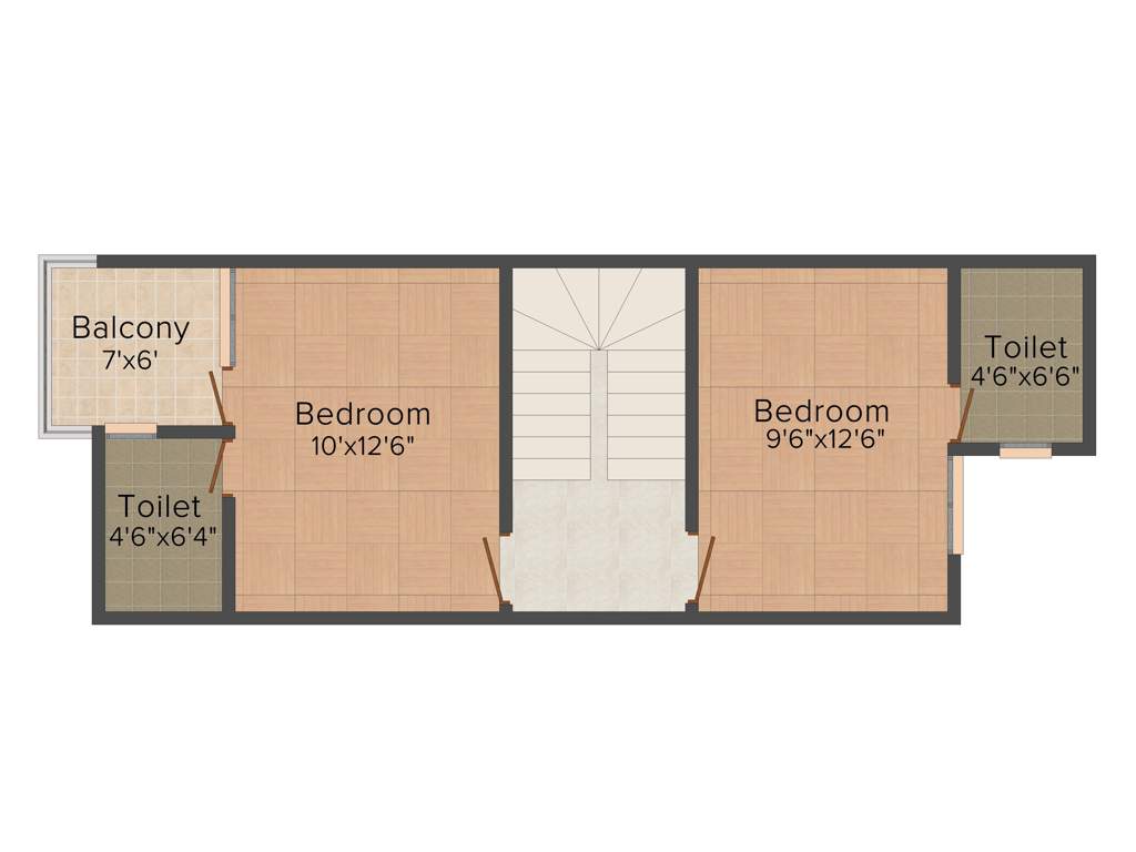 Narnarayan Akshardham Homes (3BHK+4T (1809 sq ft) 1809 sq ft)