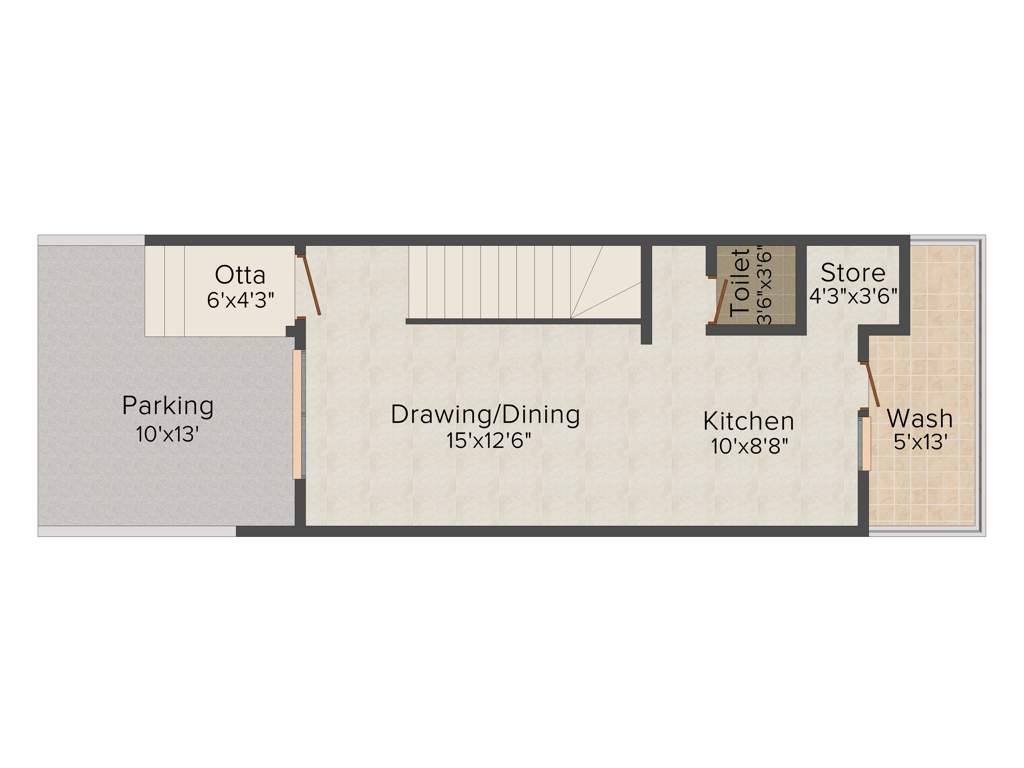 Narnarayan Akshardham Homes (3BHK+4T (1809 sq ft) 1809 sq ft)