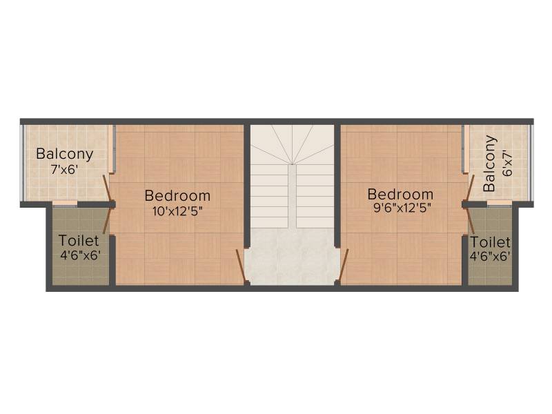 Narnarayan Akshardham Homes (3BHK+4T (1980 sq ft) 1980 sq ft)