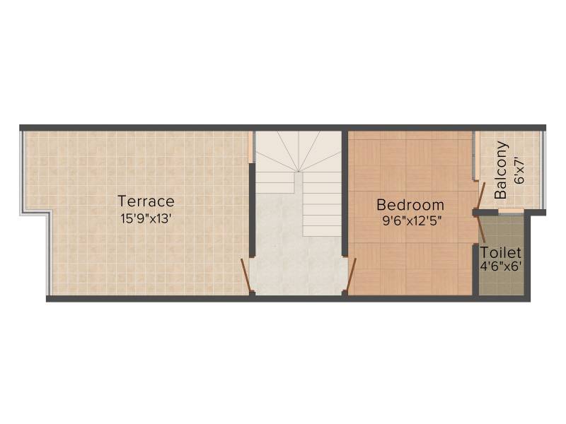 Narnarayan Akshardham Homes (3BHK+4T (1980 sq ft) 1980 sq ft)