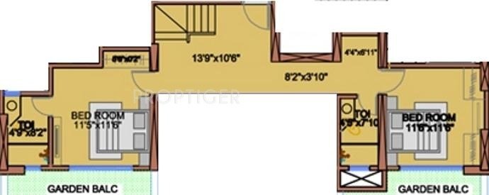 Rubberwala Orion (3BHK+3T (1,833 sq ft) 1833 sq ft)