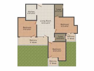 Cosmos Greens (3BHK+2T (1760 sq ft) 1760 sq ft) Cosmos Greens (3BHK+2T (1760 sq ft) 1760 sq ft)
