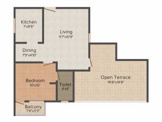 RKN Akrithi (1BHK+1T (615 sq ft) 615 sq ft) RKN Akrithi (1BHK+1T (615 sq ft) 615 sq ft)