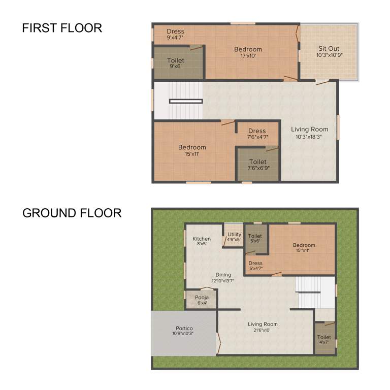 Mansani Thirumala Meadows (3BHK+4T (2200 sq ft) 2200 sq ft)
