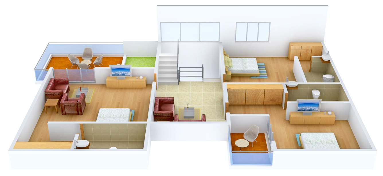 The Address The Lake View Address (3BHK+5T (3165 sq ft) 3165 sq ft)