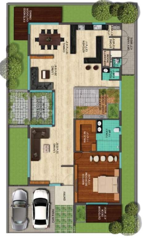  parkwood Floor Plan Ground Floor Plan
