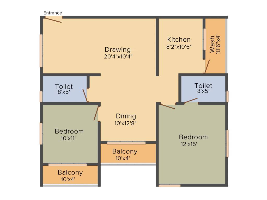 LVS Gardenia Phase 2 (2BHK (1305 sq ft) 1305 sq ft) LVS Gardenia Phase 2 (2BHK (1305 sq ft) 1305 sq ft)