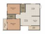 Vandana Eastwood (2BHK+2T (1160 sq ft) 1160 sq ft)
