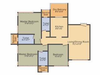 Avenue 14 (3BHK+3T (1,433 sq ft) 1433 sq ft) Avenue 14 (3BHK+3T (1,433 sq ft) 1433 sq ft)