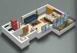 RCL Indus Valley (1BHK+1T (540 sq ft) 540 sq ft)