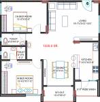 Fortune Green Golden Oriole (2BHK+2T (1,335 sq ft) 1335 sq ft)