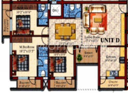 Kahf Enclave (3BHK+3T (1,492 sq ft) 1492 sq ft) Kahf Enclave (3BHK+3T (1,492 sq ft) 1492 sq ft)