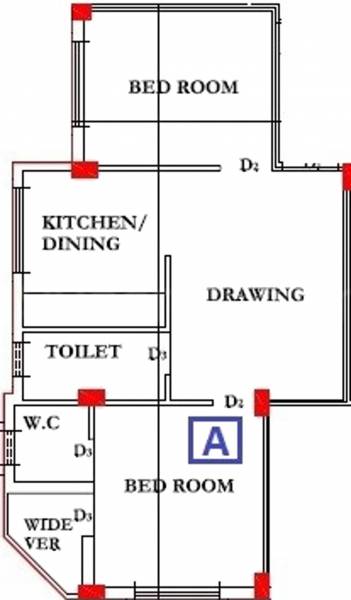 Touchwood Dishari (2BHK+2T (763 sq ft) 763 sq ft)