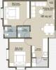 Rajyash Sahaj Sapphire (2BHK+2T (810 sq ft) 810 sq ft)