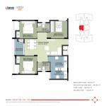 Lancor Lumina 2020 (3BHK+2T (1,320 sq ft) 1320 sq ft)