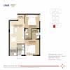 Lancor Lumina 2020 (2BHK+2T (831 sq ft) 831 sq ft)