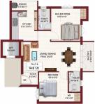 Chozha Flair (2BHK+2T (948 sq ft) 948 sq ft) Chozha Flair (2BHK+2T (948 sq ft) 948 sq ft)