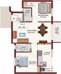 Chozha Flair (2BHK+2T (921 sq ft) 921 sq ft) Chozha Flair (2BHK+2T (921 sq ft) 921 sq ft)