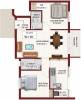 Chozha Flair (2BHK+2T (921 sq ft) 921 sq ft)