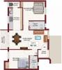 Chozha Flair (2BHK+2T (987 sq ft) 987 sq ft)