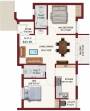 Chozha Flair (2BHK+2T (943 sq ft) 943 sq ft) Chozha Flair (2BHK+2T (943 sq ft) 943 sq ft)