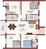 Chozha Flair (3BHK+3T (1,213 sq ft) 1213 sq ft)