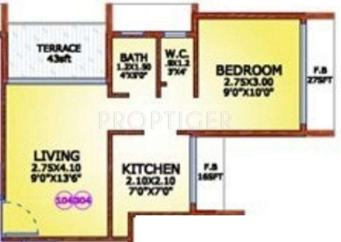 Mauli Prime Arcade (1BHK+1T (635 sq ft) 635 sq ft) Mauli Prime Arcade (1BHK+1T (635 sq ft) 635 sq ft)