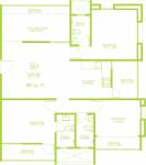 Prathamesh Amrutyog (3BHK+3T (886.95 sq ft) 886.95 sq ft)