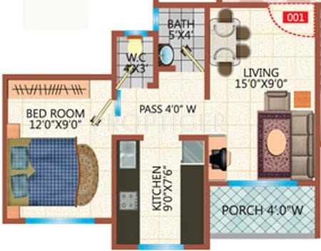 Omkar Omkar Vatika (1BHK+1T (610 sq ft) 610 sq ft) Omkar Omkar Vatika (1BHK+1T (610 sq ft) 610 sq ft)