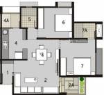 Binori Sonnet (2BHK+2T (1,260 sq ft) 1260 sq ft) Binori Sonnet (2BHK+2T (1,260 sq ft) 1260 sq ft)