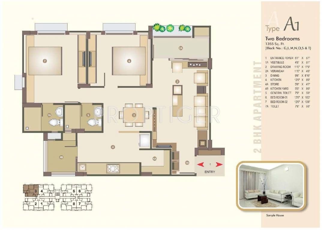 Venus Parkland (2BHK+2T (1,355 sq ft) 1355 sq ft) Venus Parkland (2BHK+2T (1,355 sq ft) 1355 sq ft)