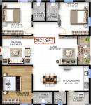 PVR Bhuvi (3BHK+3T (2,021 sq ft) 2021 sq ft)