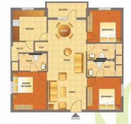Upper Level Duplex Plan the village Floor Plan Upper Level Duplex Plan