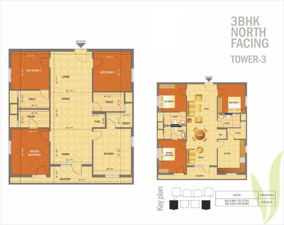 Phoenix The Village (3BHK+3T (1,723 sq ft) 1723 sq ft)