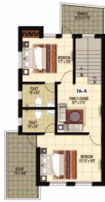 Doshi Serene County (3BHK+3T (1,760 sq ft) 1760 sq ft) Doshi Serene County (3BHK+3T (1,760 sq ft) 1760 sq ft)