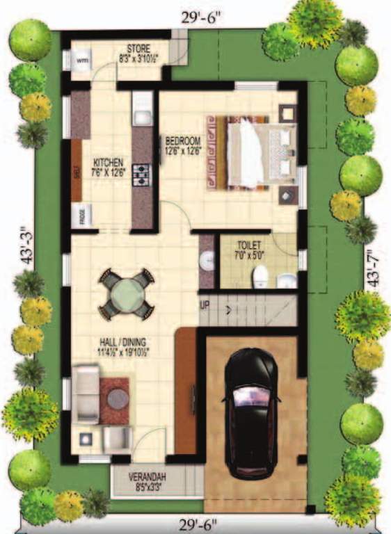 Doshi Serene County (3BHK+3T (1,875 sq ft) 1875 sq ft)