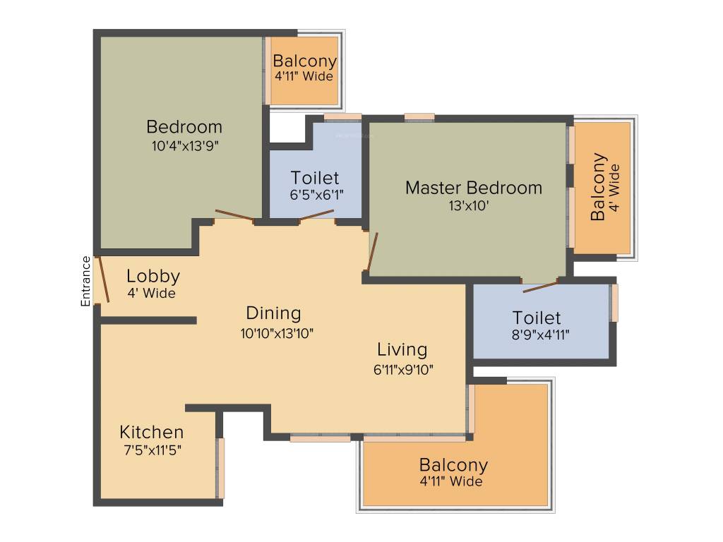Essel Asha Panchkula By Zee (2BHK+2T (1,473 sq ft) 1473 sq ft)