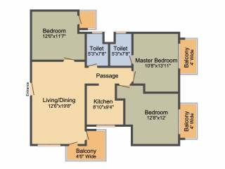 Essel Asha Panchkula By Zee (3BHK+3T (1,780 sq ft) 1780 sq ft) Essel Asha Panchkula By Zee (3BHK+3T (1,780 sq ft) 1780 sq ft)