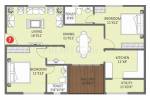 Adithya Desai Orchid (2BHK+2T (1,256 sq ft) 1256 sq ft)