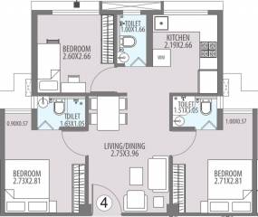 Heet Harmony (3BHK+3T (525.28 sq ft) 525.28 sq ft) Heet Harmony (3BHK+3T (525.28 sq ft) 525.28 sq ft)