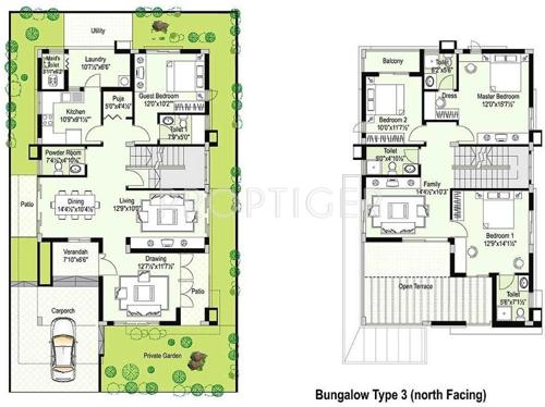 Hill County Hill County Villa (4BHK+4T (2,700 sq ft) 2700 sq ft)